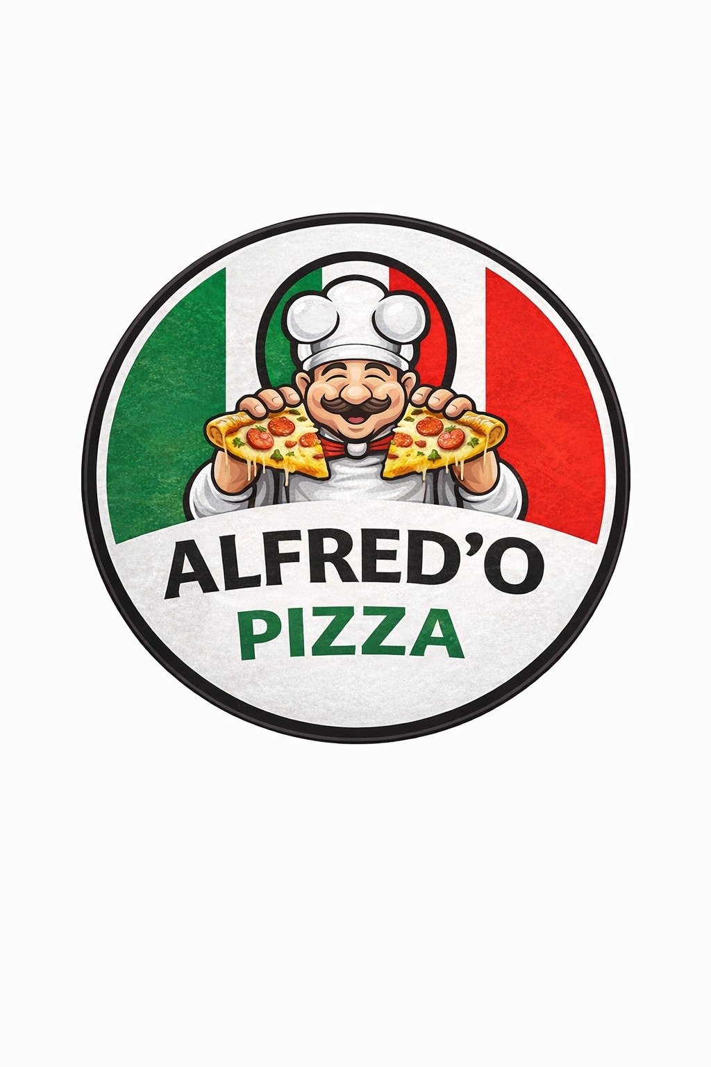 Alfred'o Pizza Logo